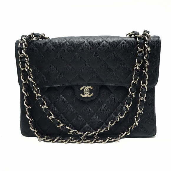 Chanel Handbags - Chanel Shoulder Bag Chain Matelasse Caviar Skin Black